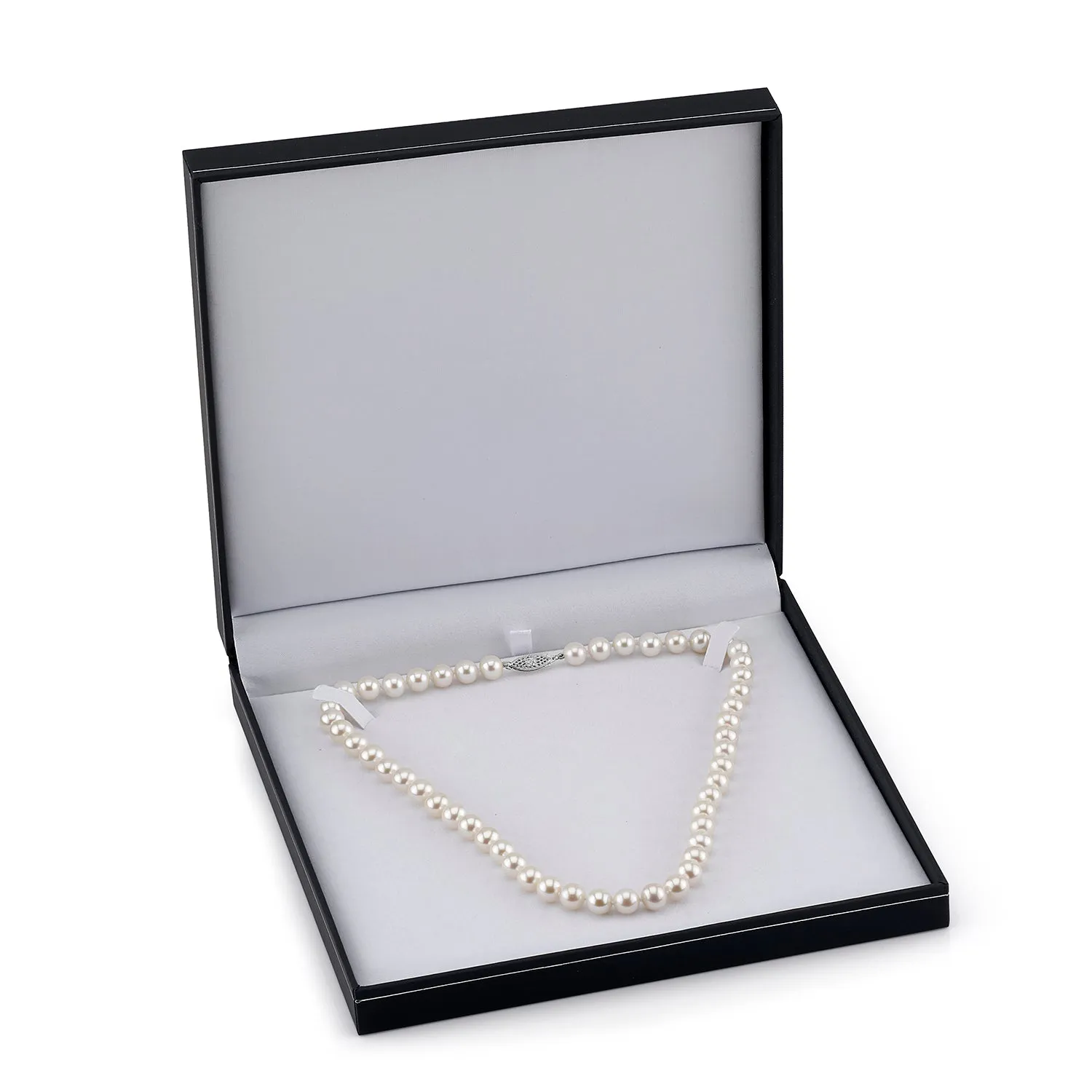 8.0-8.5mm Opera Length Freshwater Pearl Necklace