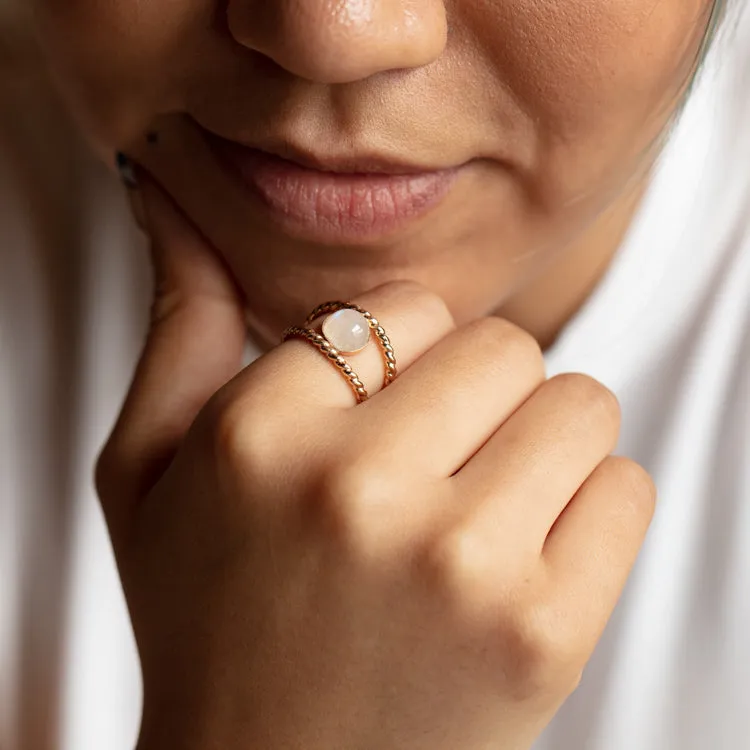 Adriatic Moonstone Ring