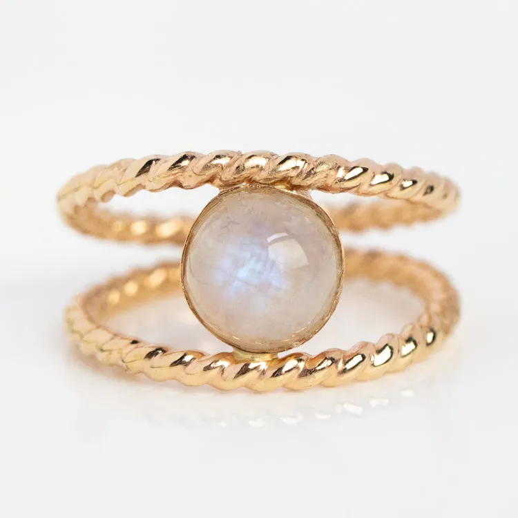 Adriatic Moonstone Ring