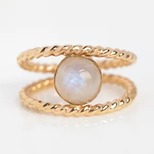 Adriatic Moonstone Ring