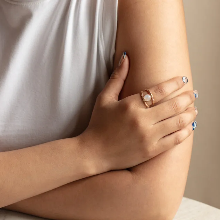 Adriatic Moonstone Ring