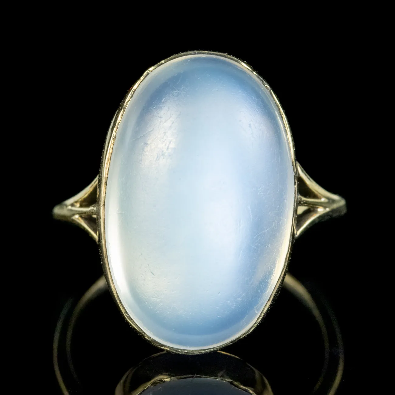 Antique Victorian Moonstone Ring 12ct Stone