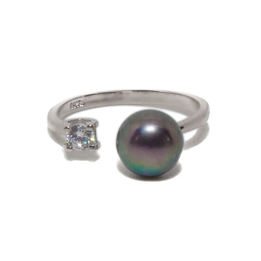 Aqua Mirage Silver Ring