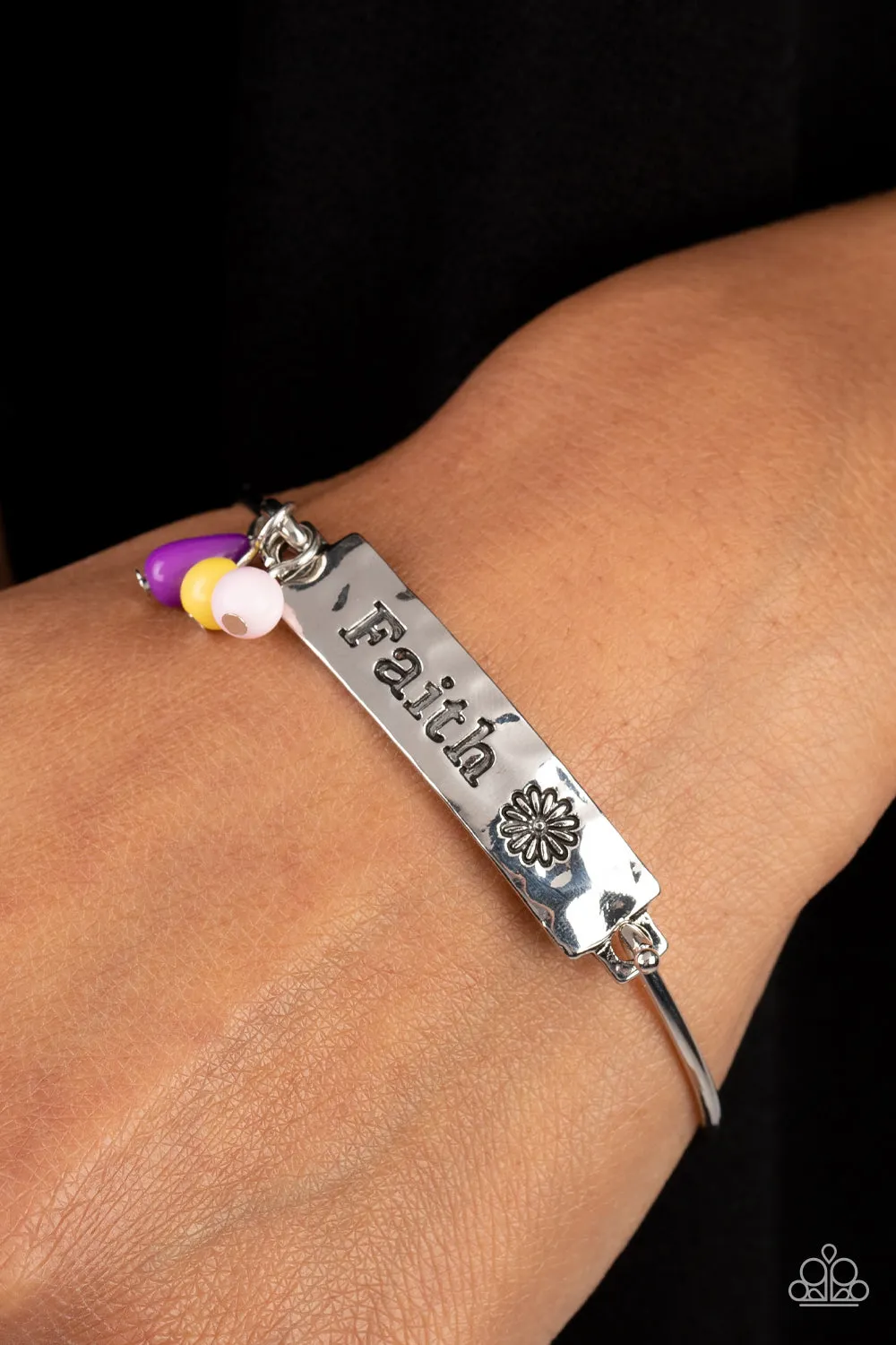 Bracelets Flirting with Faith - Purple Inspirational B2181