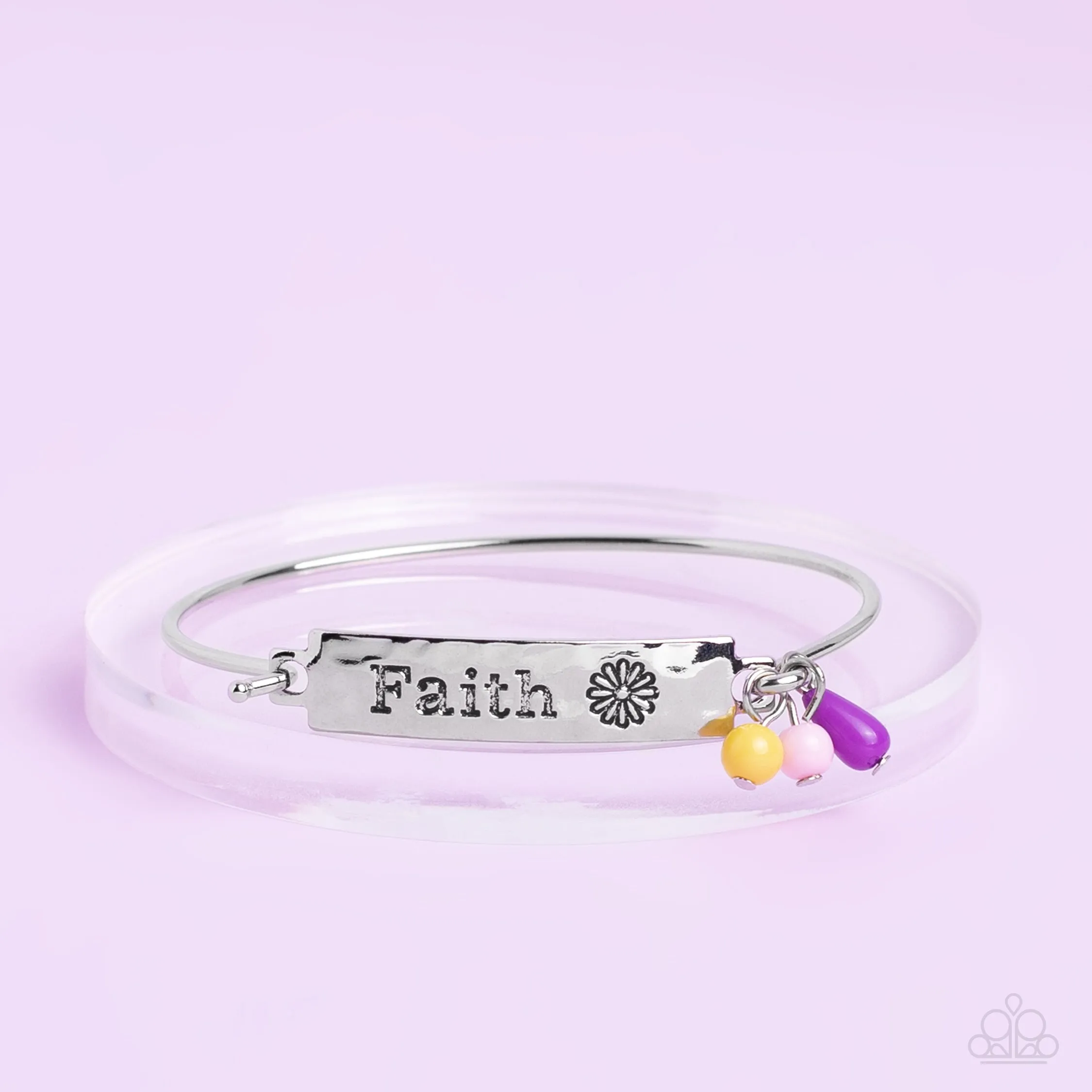 Bracelets Flirting with Faith - Purple Inspirational B2181