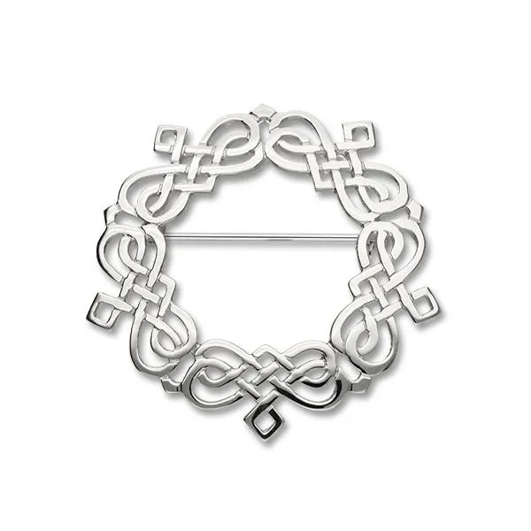 Celtic Silver Brooch B306