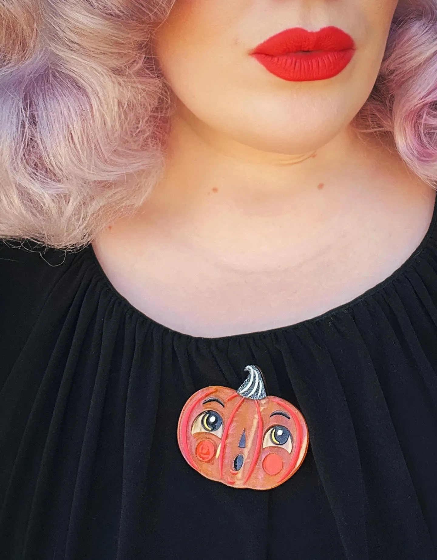 Fright Night Brooch by Lipstick & Chrome x Johanna Parker