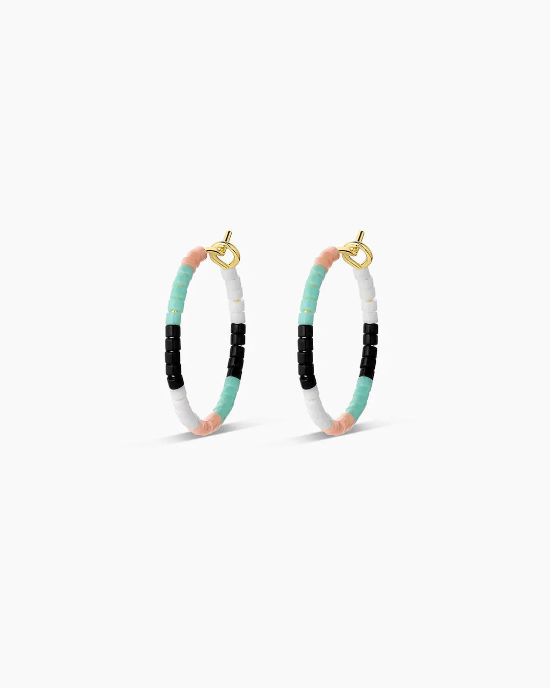 Gorjana Gigi Stripe Hoops