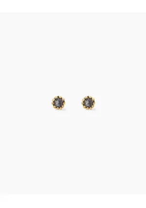 Grey Diamond Studs