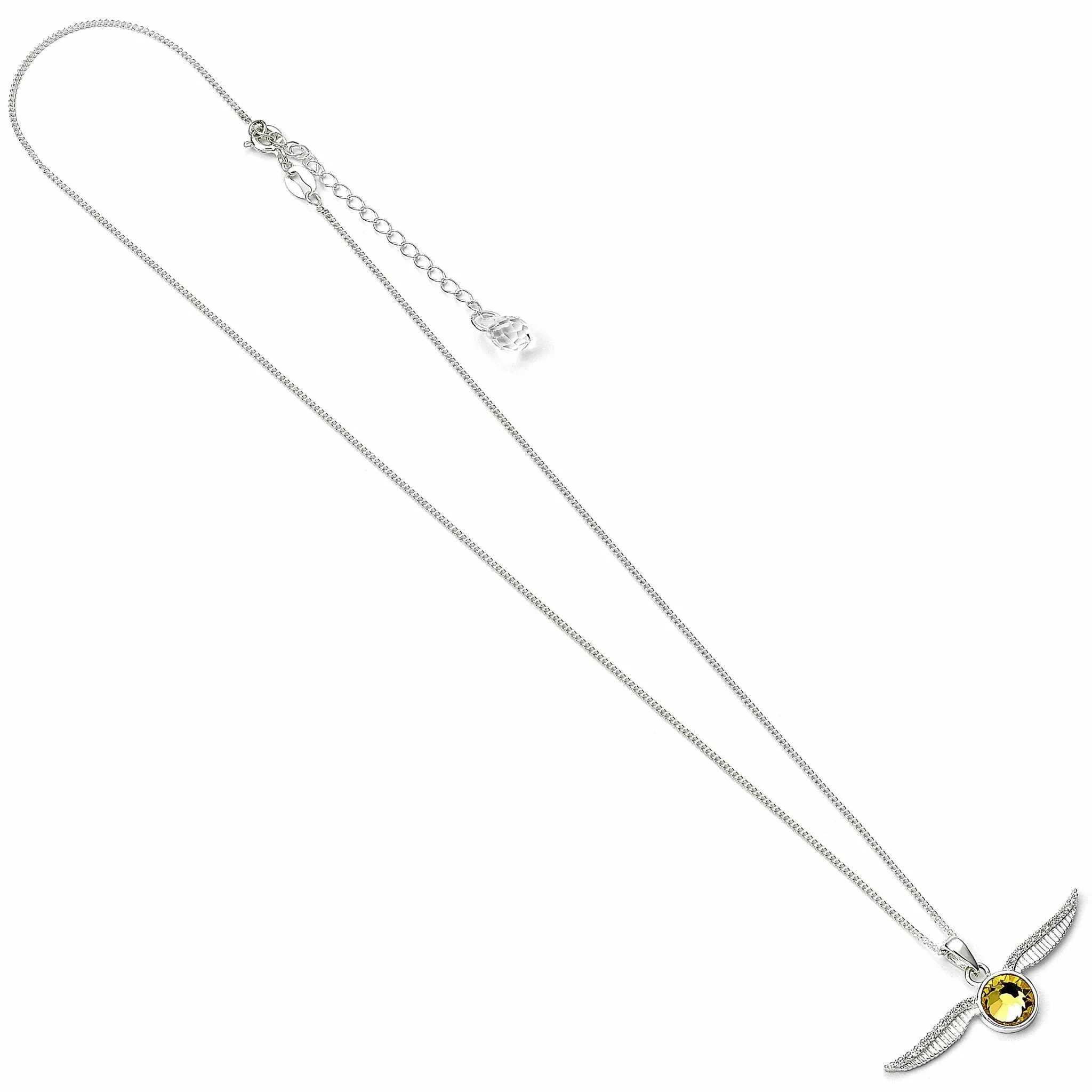 Harry Potter Sterling Silver Golden Snitch Necklace BHPSN004