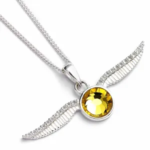 Harry Potter Sterling Silver Golden Snitch Necklace BHPSN004