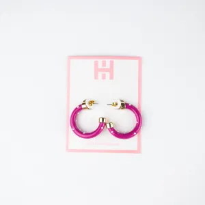 Hoo Hoops -Minis -Orchid with Pearls