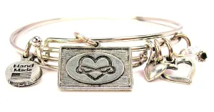 Infinite Love Expandable Bangle Bracelet Set