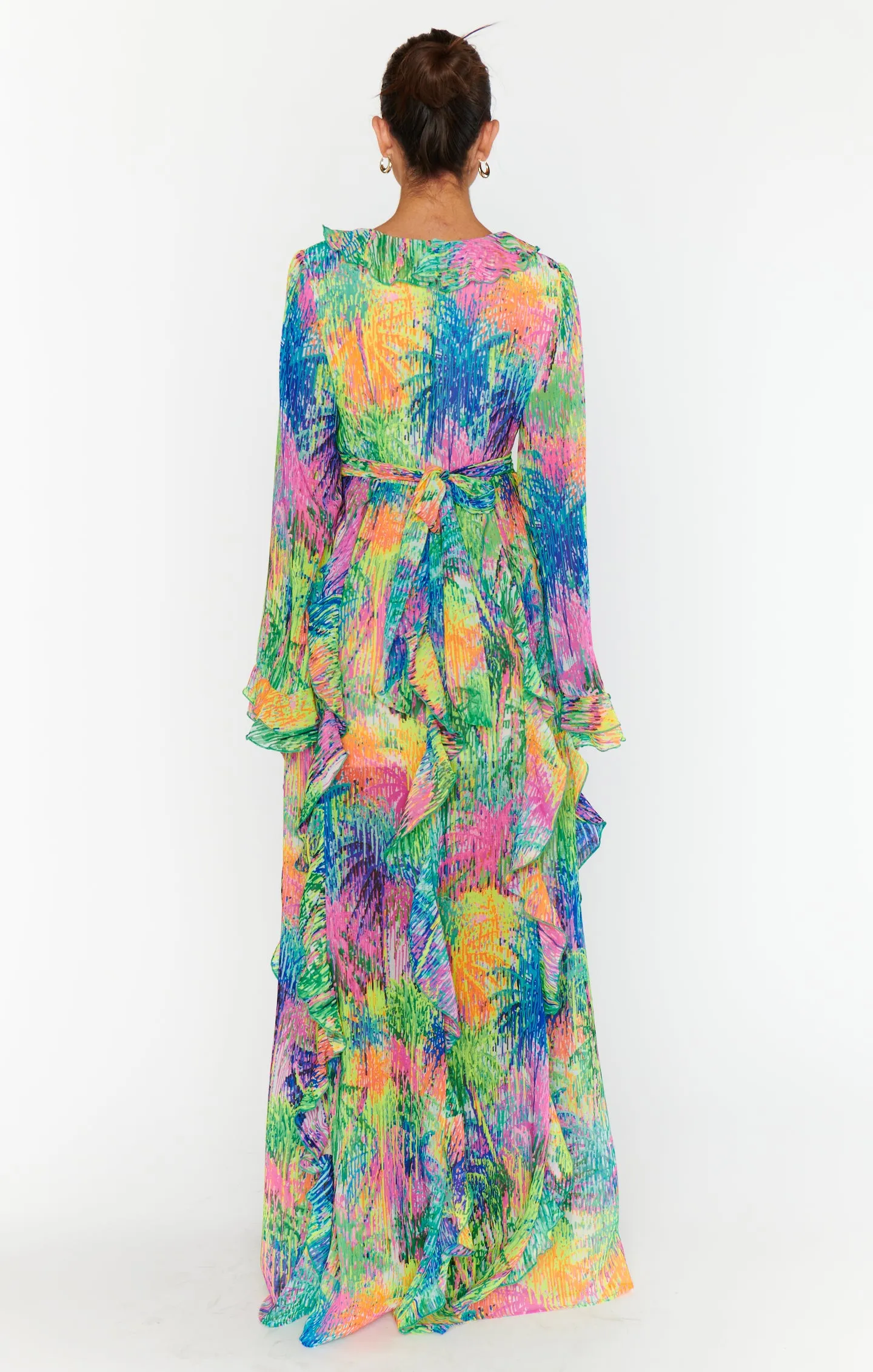 Jenny Ruffle Maxi Dress ~ Everhart Palms