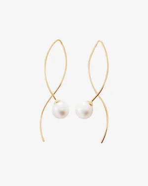 Le Pearl earrings gold