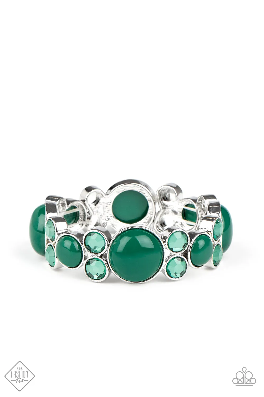 Paparazzi Bracelet Fashion Fix Sept 2020 ~ Celestial Escape - Green