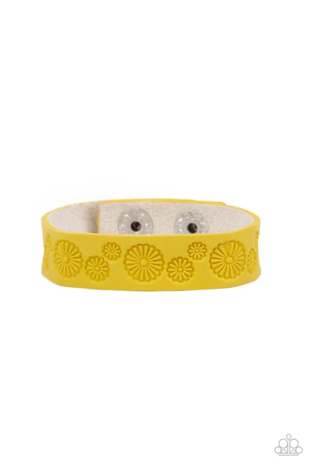 Paparazzi Bracelet ~ Follow The Wildflowers - Yellow