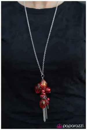 Paparazzi Necklace ~ Radiant Reflections - Red