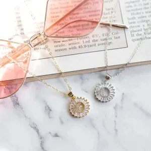 PREORDER: Mini Radiant Initial Necklace