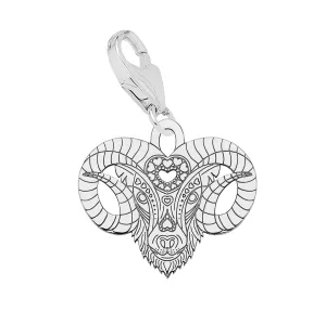 Rams Head Charm