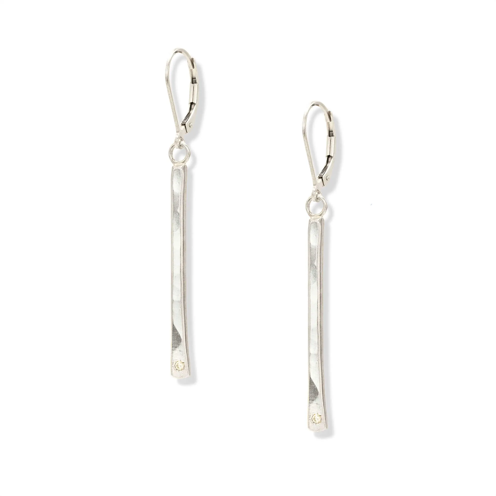 Shimmering Line Earrings