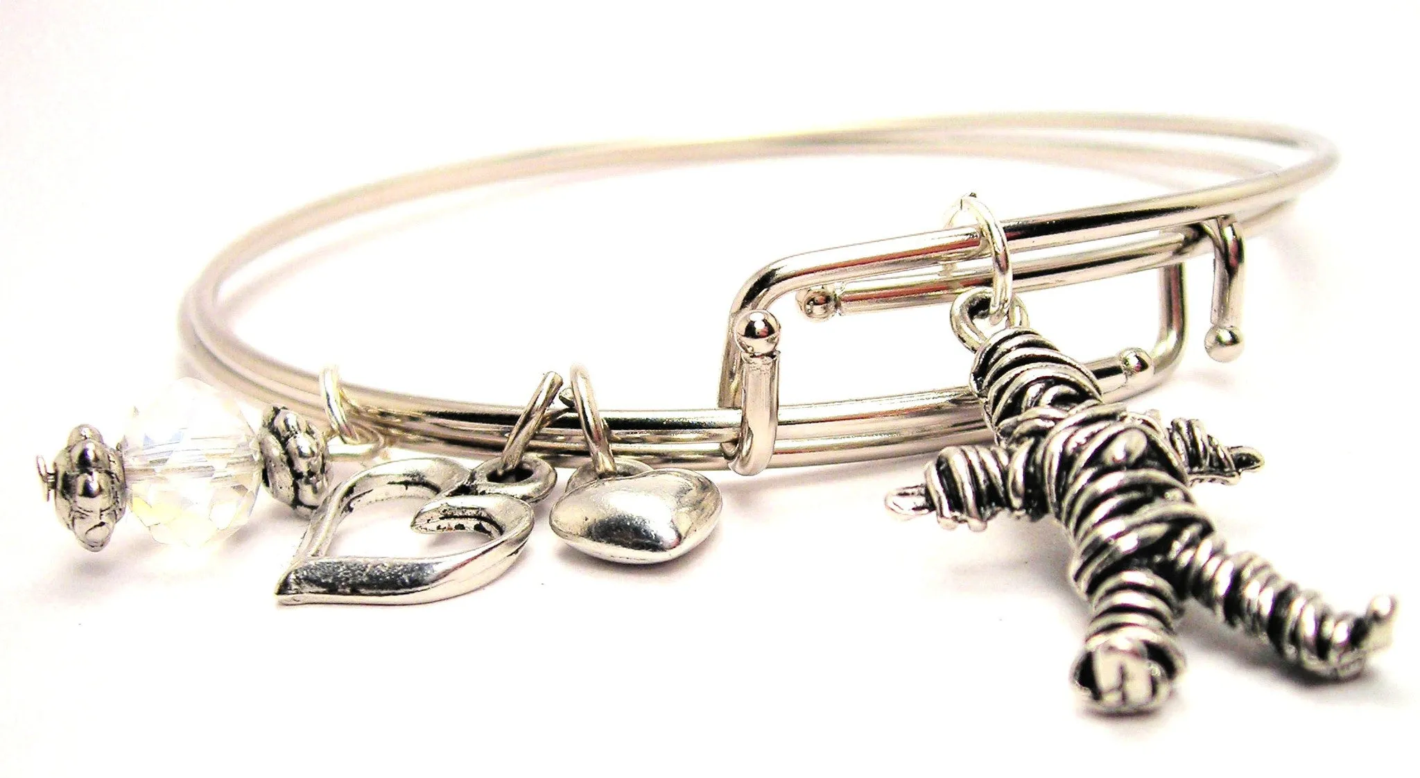 Voodoo Doll Expandable Bangle Bracelet Set