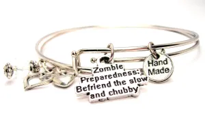 Zombie Preparedness Befriend The Slow And Chubby Expandable Bangle Bracelet Set